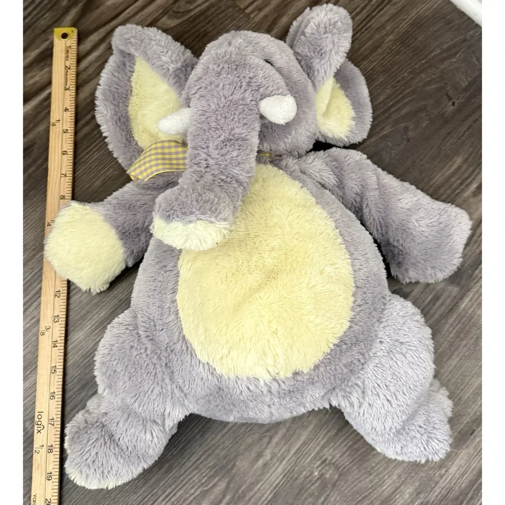 Vintage 2004 Animal Adventure Gray Elephant Sitting Stuffed Toy‎ Plush Soft Cozy